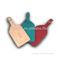 fashion design leather travel bright colored luggage tags